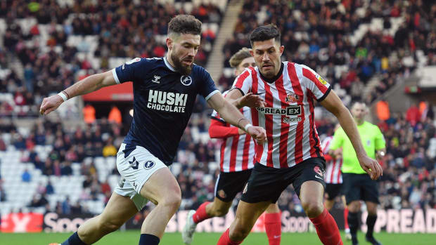 Danny Batth contesting the ball